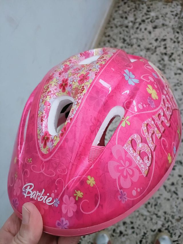 Casco infantil Barbie talla 53-56 cm