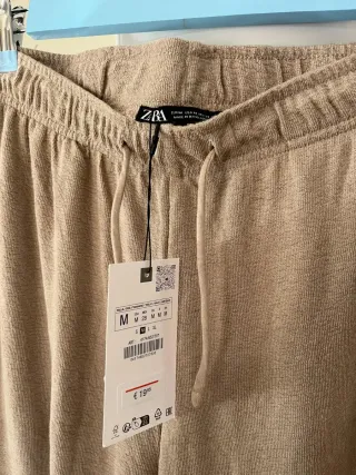 Pantalón Zara Beige Talla M