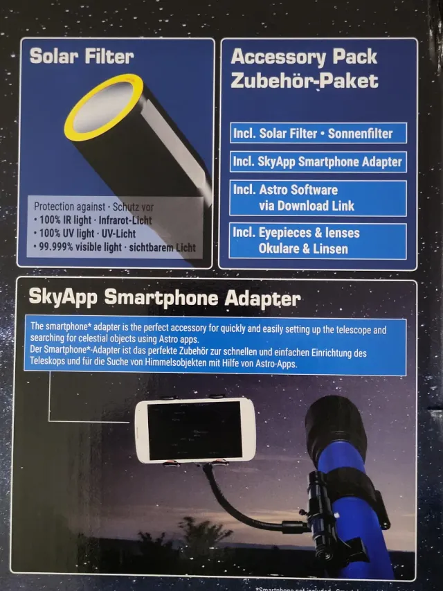 Telescopio Bresser Skylux 70/700 SF