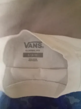 Maglietta Vans ragazzo stampa fiamme