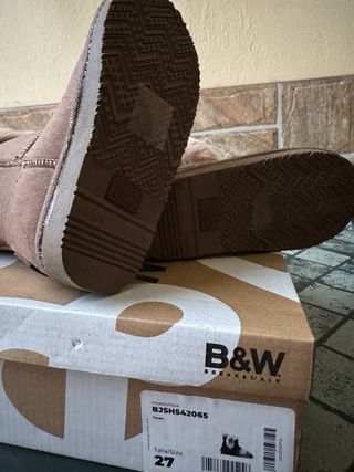 Botas niña B&W BREAK&WALK marrones talla 27