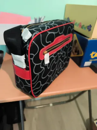 Bolso Tiger Negro y Rojo