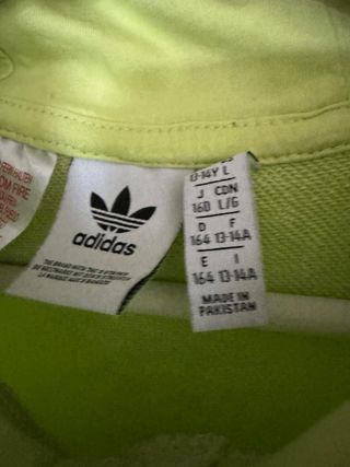 Sudadera Adidas Verde Neón