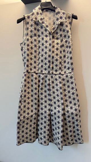 Vestito Jil Sander Navy fantasia geometrica