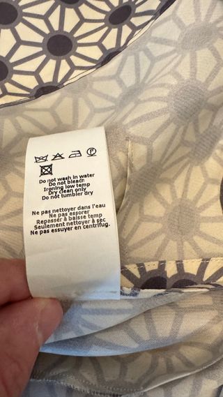 Vestito Jil Sander Navy fantasia geometrica