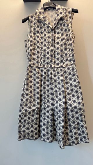 Vestito Jil Sander Navy fantasia geometrica