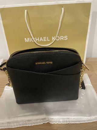 Borsa Michael Kors in oro nero