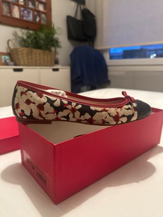 Manoletinas CH Multicolor/Rojo