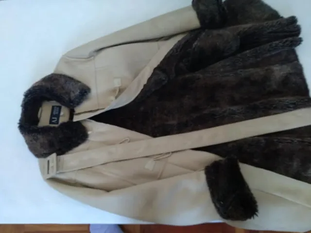 Abrigo Armani Jeans Mujer Beige Talla M