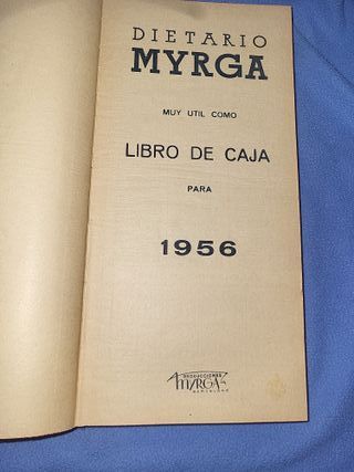 Dietario Myrga 1956