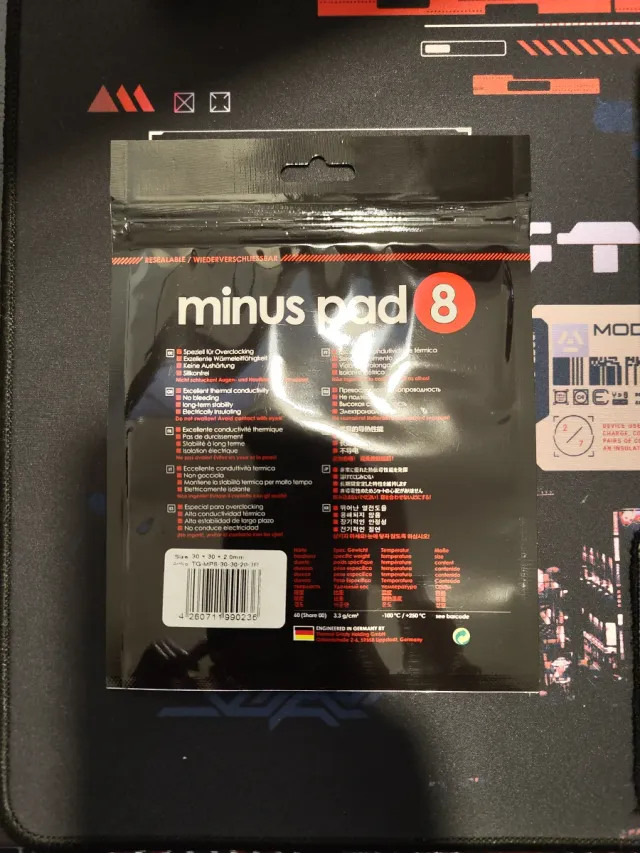 Thermal Grizzly Minus Pad 8 30x30x 2.0mm