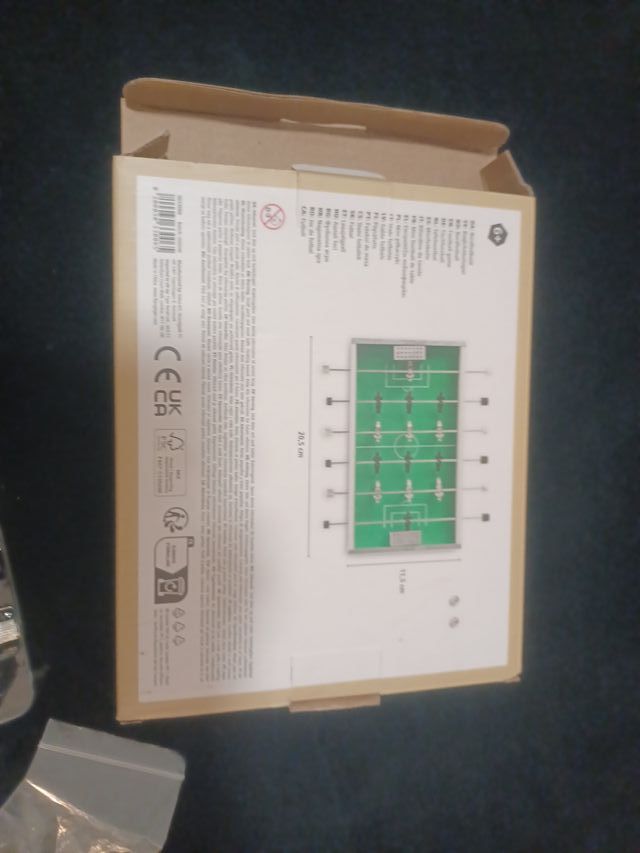 Juego de futbolín Bordfodbold
Sin estrenar