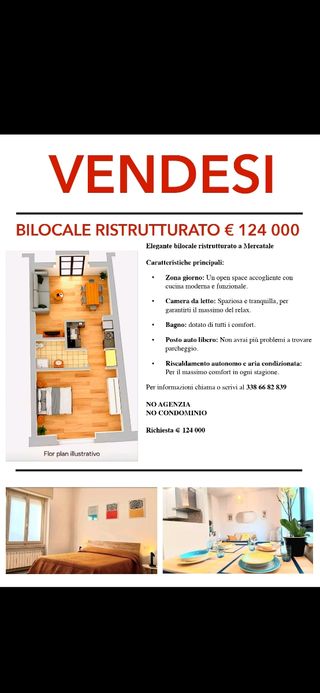 Bilocale Ristrutturato Mercatale - €124.000