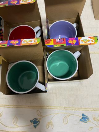 Tazas Friends Set 4 Colores