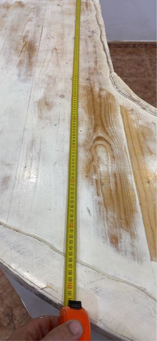 Mostrador de madera rústico