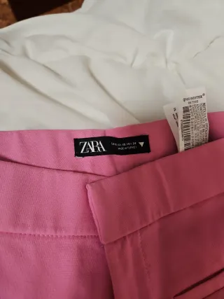 Pantalones Zara Rosa