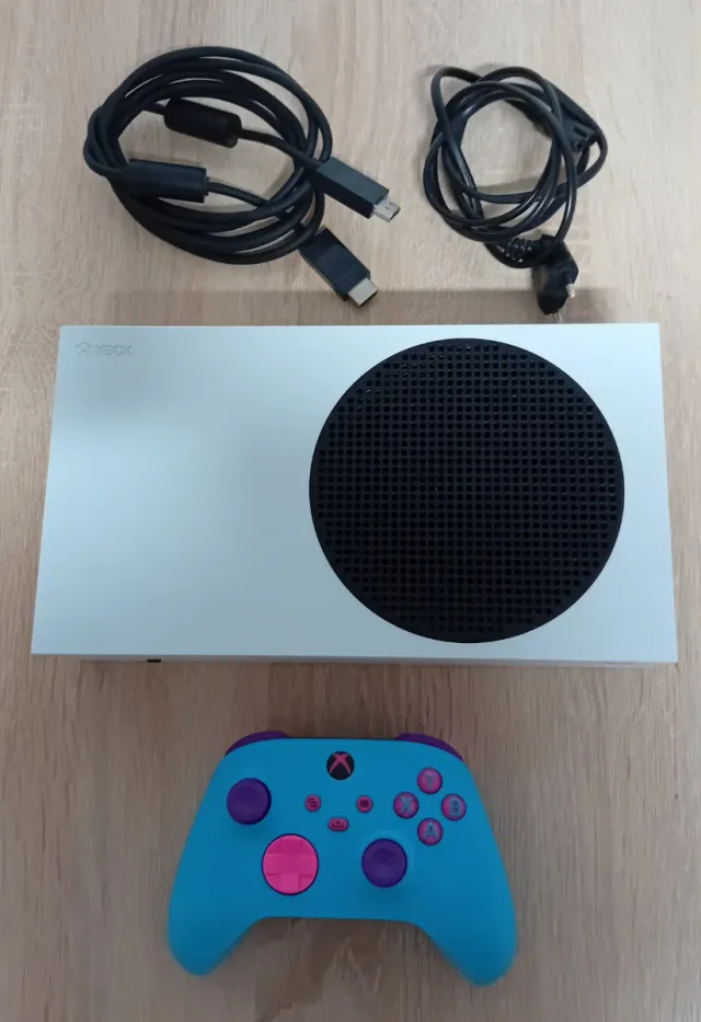 Xbox Series S Blanca con Mando Personalizado