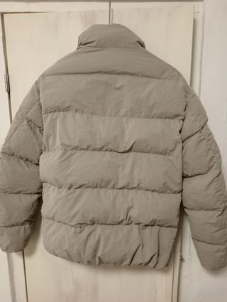 Plumífero grueso Zara beige