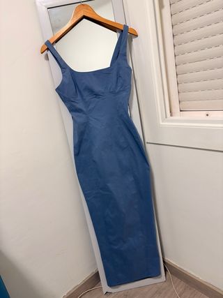 Vestido azul precioso talla M