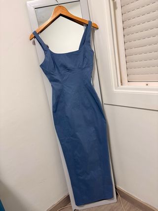 Vestido azul precioso talla M