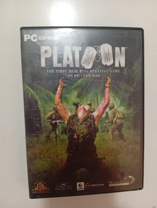 PC CD-ROM Platoon: The First Real Time Strategy Ga