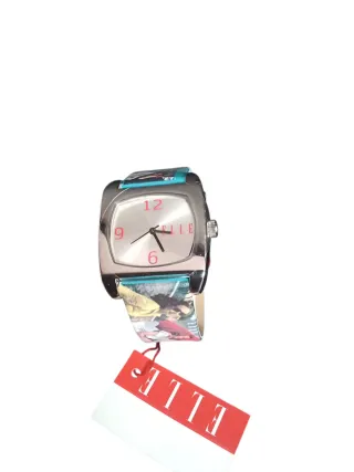 Orologio vintage da donna Elle multicolore e argento 