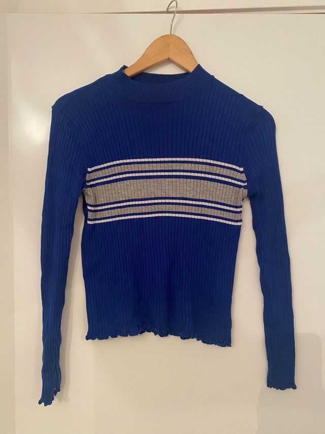 Jersey azul rayas