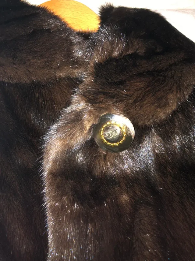 Abrigo de piel MAS PIEL marrón