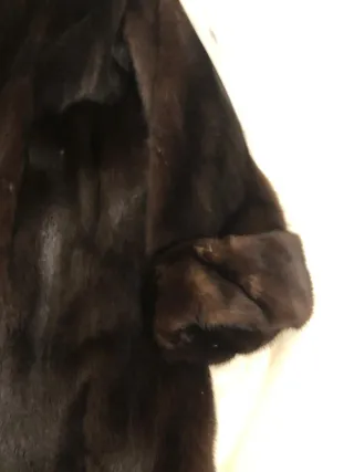 Abrigo de piel MAS PIEL marrón