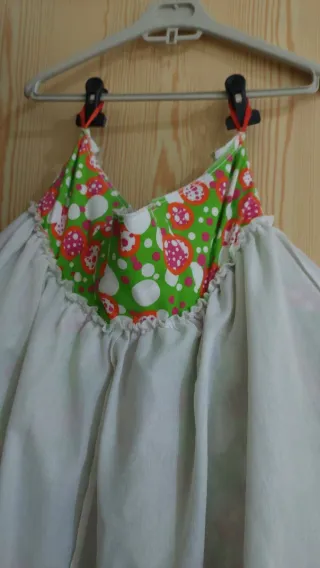 Vestido de flamenca volantes lunares