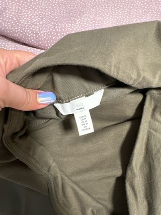 Pantalón premamá verde oliva