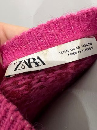 Cárdigan Zara Lana Jersey
