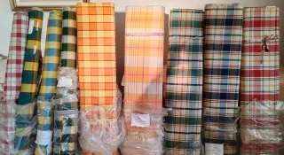 Stock tessuti a quadri