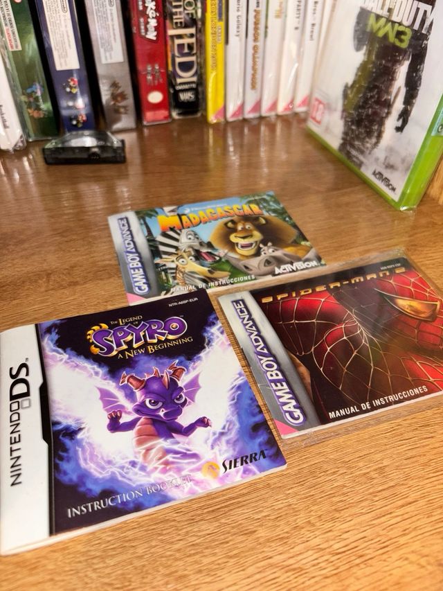 Manuali per Game Boy Advance e Nintendo DS