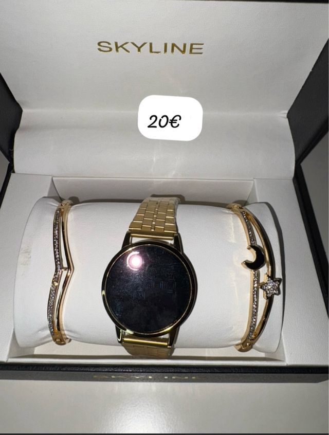 Estuche SKYLINE: Reloj, Bolígrafo y Llavero