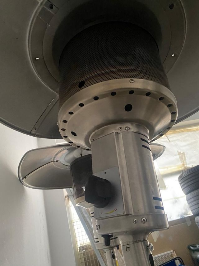 Pareja Estufas Exterior Gas Setas