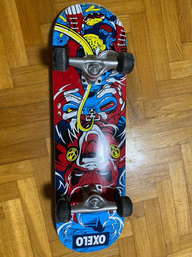 Monopatín Oxelo con diseño