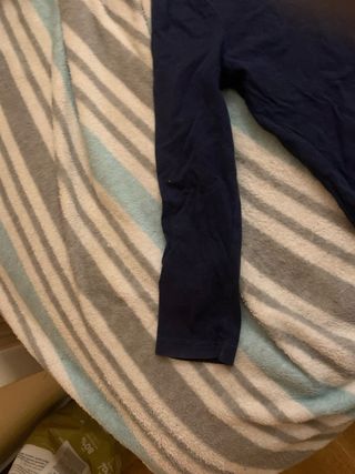 Camiseta niño manga larga azul oscuro