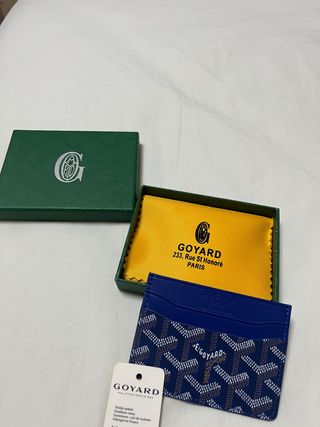 Cartera Goyard Azul y Multicolor