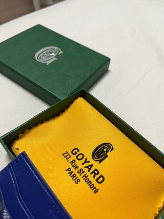 Cartera Goyard Azul y Multicolor