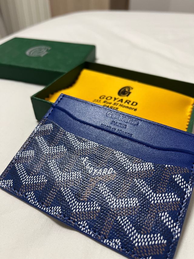 Cartera Goyard Azul y Multicolor