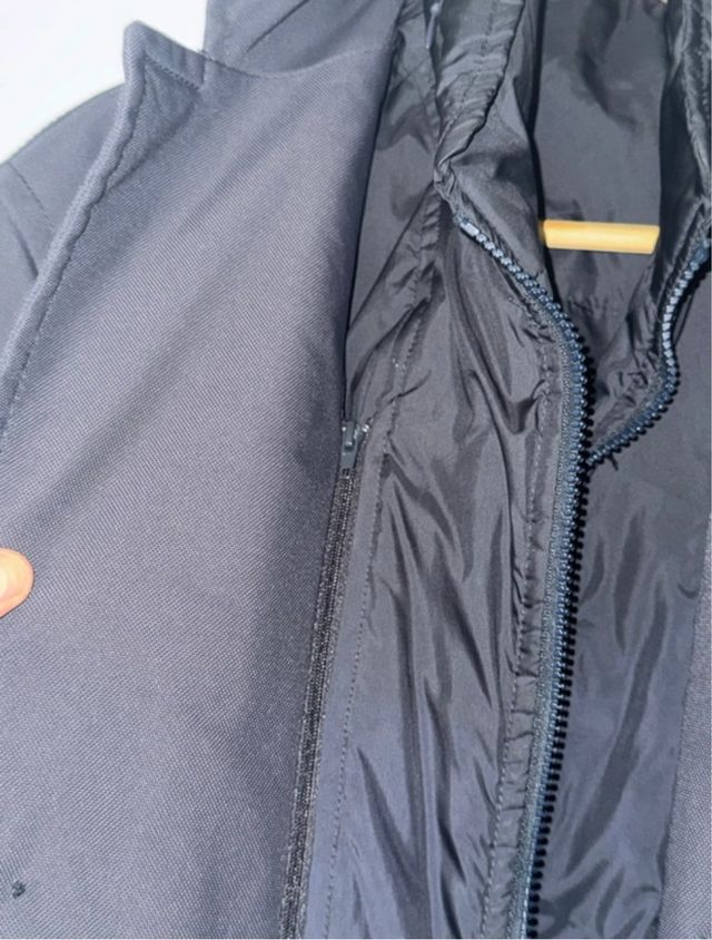 Casaco de inverno com colete 