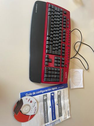 Teclado NGS Rojo con Reposamuñecas