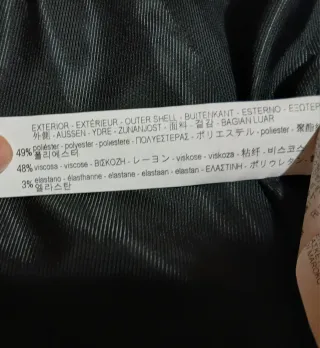 Chaqueta Zara negra con perlas