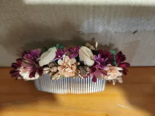 Tocado Huertana Flores