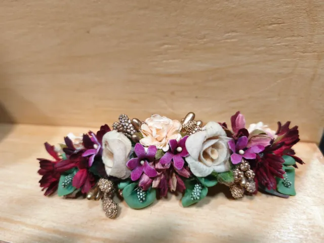 Tocado Huertana Flores