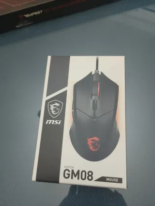 Ratón MSI GM08 Negro