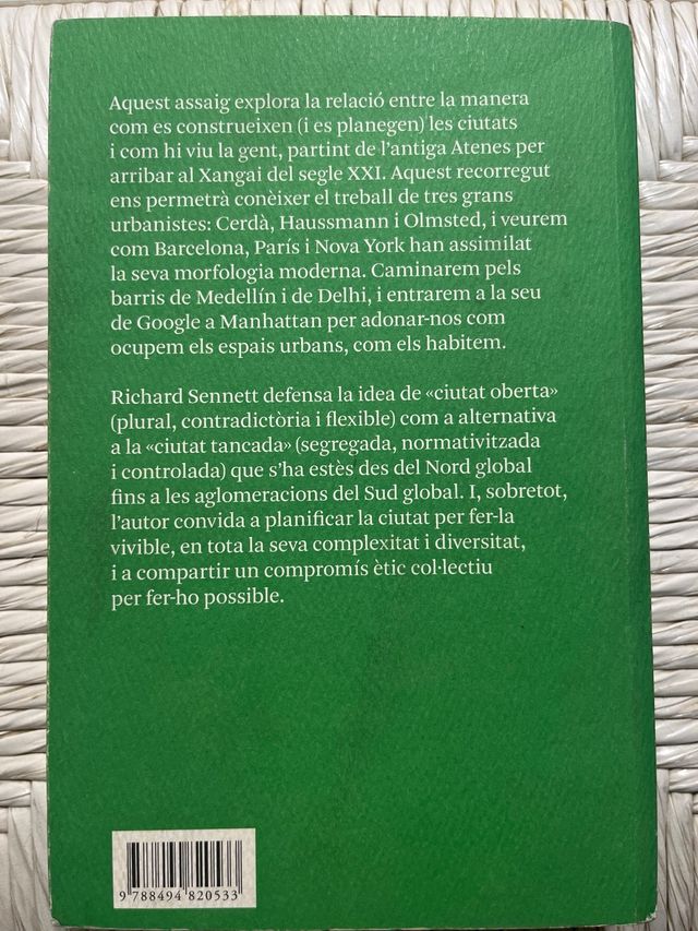 Construir i habitar: Ètica per a la ciutat (Cat...