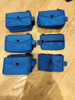 Lote 17 Carteras Azul para Personalizar