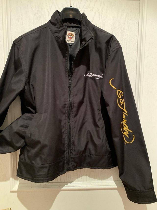 Giacca Ed Hardy Nera Donna Tg XL